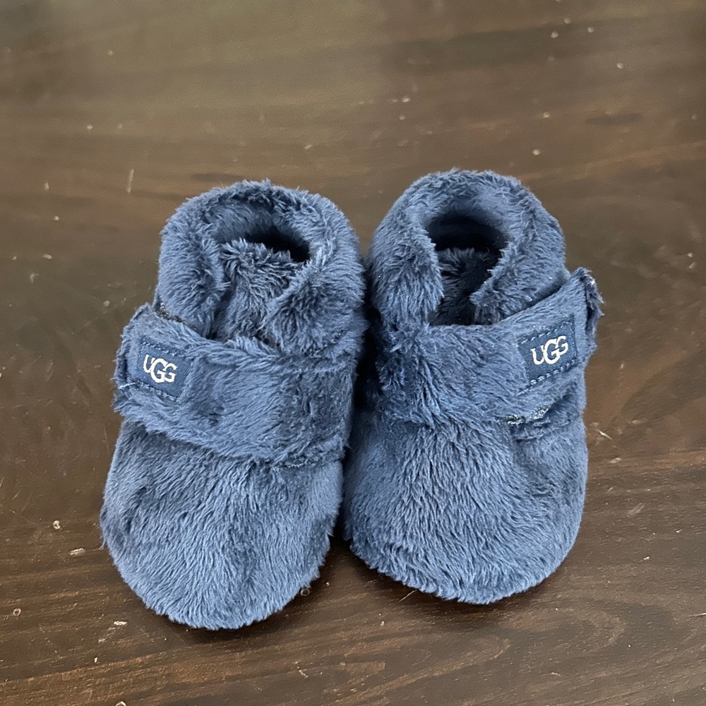 UGG Navy Baby Booties